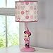 Disney Minnie Mouse Polka Dots Lamp Base and Shade, Light Pink/White/Grey/Bright Raspberry