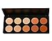 Amazing2015 Pro Mixed 10 Color Cream Concealer Palette Foundation Makeup Set Cover Speckled Freckle Face Contouring Kit