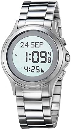 ALWATR watch from Al Fajr Islamic Azan times, stainless steel