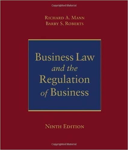 Business Law &the Regulation of Business - 9th edition Business Law &the Regulation of Business - 9th edition