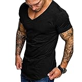 FUNEY Fashion T-Shirt for Men Muscle Gym Workout