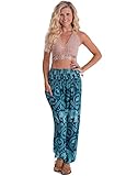 Happy Trunks Harem Pants - S M L XL 2XL - Womens Plus Hippie Bohemian Yoga Elephant Beach Casual Pants