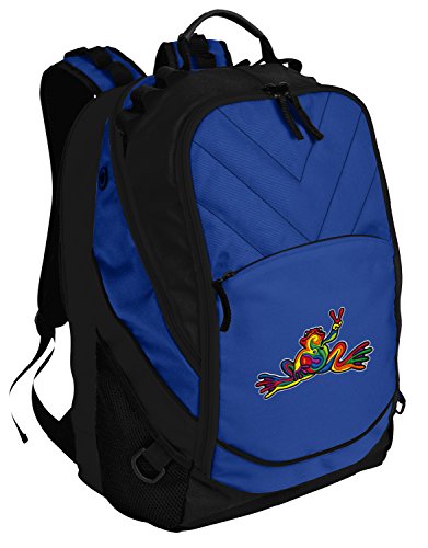 Peace Frog Backpack Peace Frogs Bag w/ Laptop Section