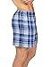 Texere Men's Plaid Boxer Short Underwear (Blue/Gray, XX-Large) Comfortable Under Wear for Him MB6105-1UG-XXL