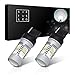 SiriusLED Extremely Bright 2835 Chipset Projection 1400 Lumen LED Back up Brake Tail Turn Signal Light Bulb Pure White Size 7440 7440A Pack of 2