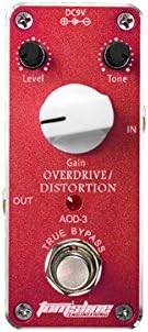 Tomsline Overdrive/Distortion True Bypass Mini Guitar Effect Pedal