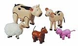 Plan Toy Farm Animal Set, Baby & Kids Zone