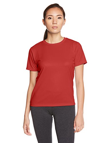 [グリマー] 半袖 キッズ 4.4oz ドライTシャツ (クルーネック) 00300-ACT_K ガーネットレッド 100cm (日本サイズ100相当)