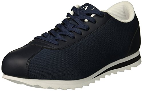 A|X Armani Exchange Men s Armani Exchange Logo Sneaker, Navy, 10 Medium US