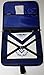 Zest4Canada Masonic Regalia Black File Case for WM/MM Apron with Hard Handle & G Logo