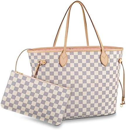 Womens Classic Canvas Neverfull Top-Handle Tote Bag Large Volume Shoulder Bag