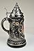 KING Beer Steins Black German (Deutschland) Flag and CoA German 0.5l