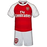 Arsenal Football Club Official Soccer Gift Boys Kids Kit Pajamas Red White