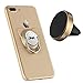 Apqdw Phone Ring Holder with Phone Car Holder, Cat Phone Ring for Car Phone Mount, Phone Magnetic Ring Car Phone Mount Holder (Gold)