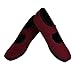 Nufoot Women's Mary Jane Slipper Crimson Large