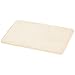 Amazon Basics Textured Memory Foam Bath Mat - Pack of 2, Small, Beige