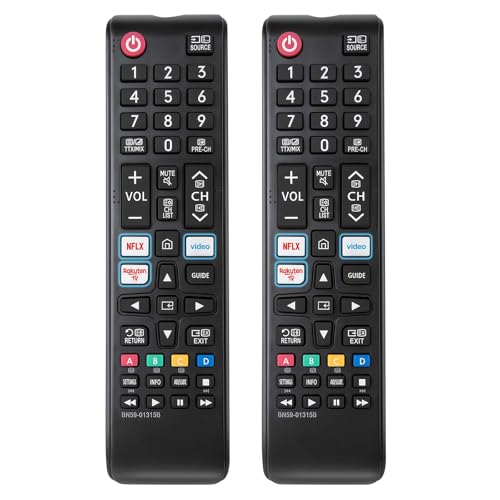 Remote-for-Samsung-Smart-TV, BN59-01315B Remote-to-Distance-Universal-for-Samsung-Television (Pack of 2)