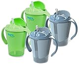 BPA-Free Grow with Me 6 oz. Training Straw Cup, 4 Count