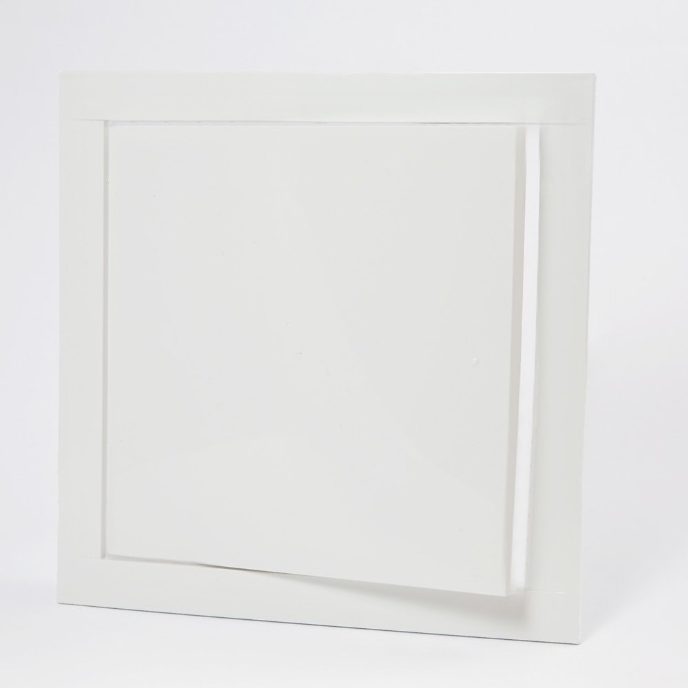 Inspection door inspection cover maintenance doorcan be recasted recoated with plasterboard can be tiled from steel sheet with lock plastic all sizes 15x15 cm 15x20 cm 20x20 cm 20x30 cm 30x30 cm 40x30 cm 40x40 cm 50x50 cm 60x60 cm., Plastic, weiß, aus Kunststoff HxB:200x200mm