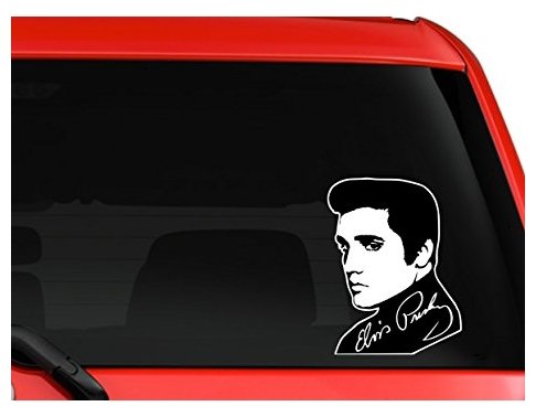 Elvis Presley King of Rock N Roll portrate signature car truck SUV Decal sticker - Sticker Graphic - Auto, Wall, Laptop, Cell