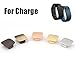 Fitbit Charge Clasps / Fastener Ring By Allrun, Newest Colorful Metal Clasps / Silicon Fastener Ring for Fitbit Charge Band Wireless Activity Bracelet Sport Wristband (Pack of 6)