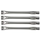 Hisencn Stainless Steel Gas Grill Burner, Tube Pipe Burner Replacement Parts for Kenmore 146.16197210, 146.16197211, 146.16198210, 146.16198211 and BBQ Pro Models, 14 3/4 inch