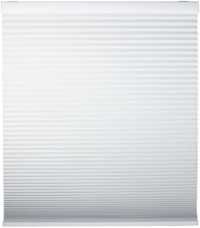 DEZ Furnishings QEWT390640 Cordless Blackout Cellular Shade, 39W x 64L Inches, White