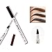Long lasting Eyebrow pencil with Brown Brow Gel for Tattoo Eyes Makeup Fine Sketch Natural Hair-Like