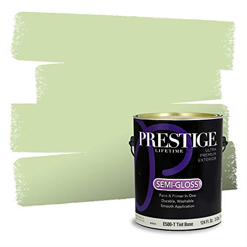 PRESTIGE Paints Exterior Paint and Primer In One, 1-Gallon, Semi-Gloss, Compara…