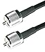 USA Made PL-259 Improved Double Shielded RG-58u for FireStik Antenna K-8A 18-Foot Single CB/Ham Coax Cable primary