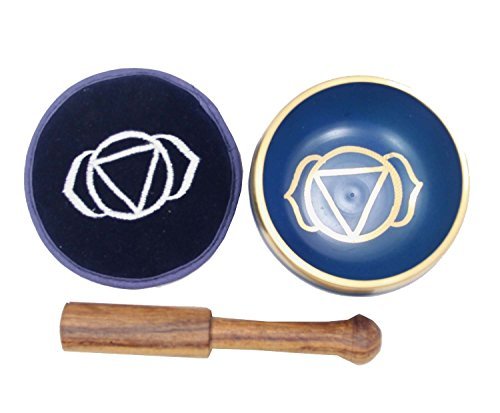 Tibetan Third Eye Chakra, 6th Chakra, Singing Bowl Gift Set #5