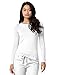 Adar Uniforms Underscrubs for Women - Long Sleeve Underscrub Comfort Tee - 2900 - White - S