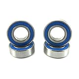 8x16x5mm Precision Ball Bearings ABEC 3 Rubber Seals (4) 688-2RS-BU