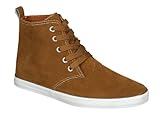Arider CROSS-03 Men's Hi-Sleek Lace Up Fashion sneaker Shoes- Camel