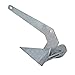 Extreme Max 3006.6551 BoatTector Galvanized Delta Anchor - 14 lbs.