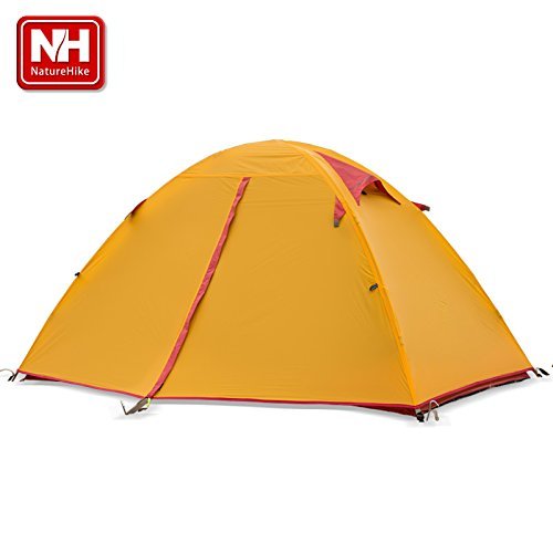 Buy Orange NH15Z006P NatureHike Lightweight Tent Camping Outdoor 2 Person Beach Ultralight