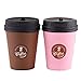 WATINC Kawaii 2pcs Jumbo Squishy coffee cup Squishy Slow Rising Sweet Scented Vent Charms Kid Toy Hand Hand Wrist Toy Gift, Stress Relief Toy Lovely Toy,Doll Gift Fun Large(2p coffee cup)