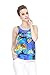 Hawaii Hangover Women's Hawaiian Tank Top in Sunset Blue