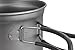 Wild Peak Titanium Lightweight 3-Piece (1.2L, 800ml, 400ml) Pot and Pan Camping Hiking Mess Kit Cookware Set