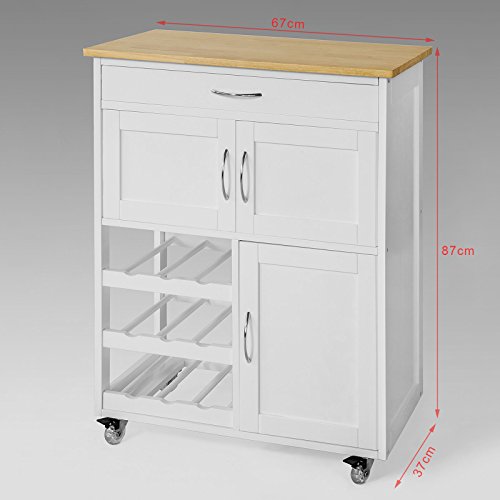 Sobuy Fkw45 Wn Kitchen Storage Serving Buy Online In India At Desertcart