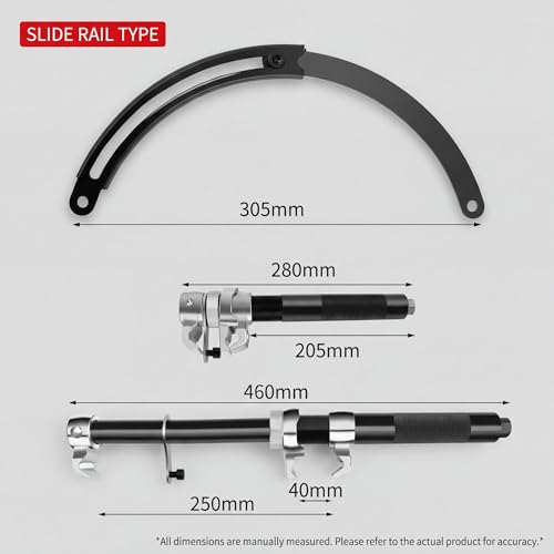 Coil Spring Compressor Tool Claw Spring Compressor Heavy Duty Strut Spring Compression with Safety Jaws and Holder, 2205 LB Capacity Disassembly-free Shock Absorber Compressorfor for Car Truck