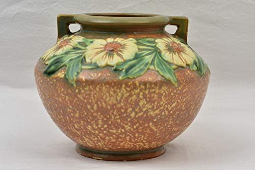 Roseville Pottery 1922 Dahlrose Vase #364-6