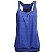 Sothread Womens Sleeveless Round Neck Loose Fit Racerback Workout Tank Top Casual Blouse [Black is Prime]