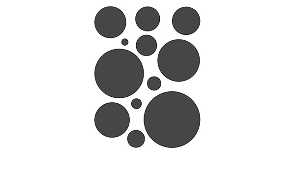 Amazon Com 12 Circles 1 2 To 4 Round Different Sizes Shape Shapes 8 5 X 11 Stencil Mil Plastic Sheet New S414 Handmade Products