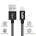 AOFU iPhone Cable,3Pack (3FT 6FT 10FT) Extra Long Nylon Braided Cord Apple Lightning Cable Certified to USB Charging Charger for iPhone 7/7 Plus/6/6S/6 Plus/6S Plus/5/5S/5C/SE,iPad,iPod 7(Black)
