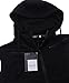 Lende Mens Active Casual Color Blocks Sleeveless Hoodie Zip-up (XL, Black)