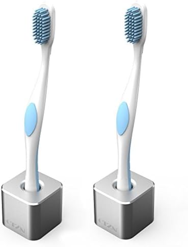 Universal Aluminum Holder for Toothbrush, Shaving Razor, Pens &amp; Stylus (2)