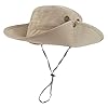 LETHMIK-Outdoor-Waterproof-Boonie-Hat-Wide-Brim-Breathable-Hunting-Fishing-Safari-Sun-Hat