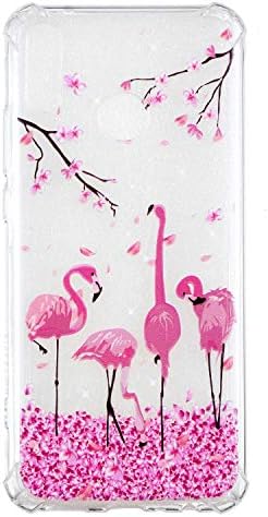 Huawei Y9 2019 Case, Anti-Scratch Soft Ultra Thin Varnish Gel TPU Transparent Cover Flexible Silicone Lightweight Shell Shock-Absorption Slim Shockproof for Huawei Y9 2019/Enjoy 9 Plus (Flamingo)
