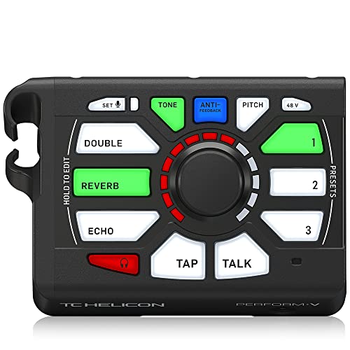 TC Helicon PERFORMV Ultimate Mic StandMount Vocal Processor for Quick